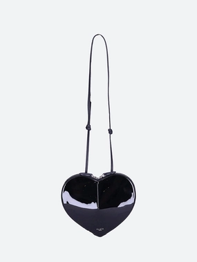 Patent leather le cur shoulder bag