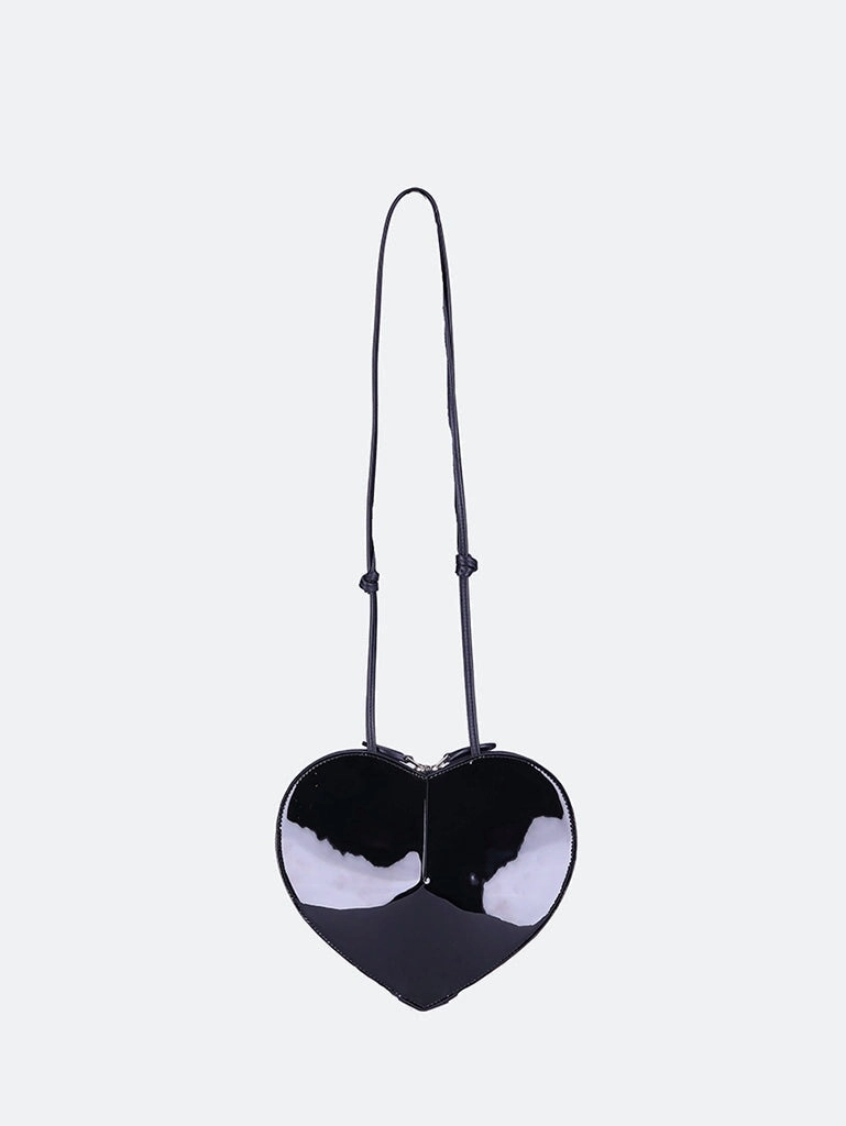 Patent leather le cur shoulder bag