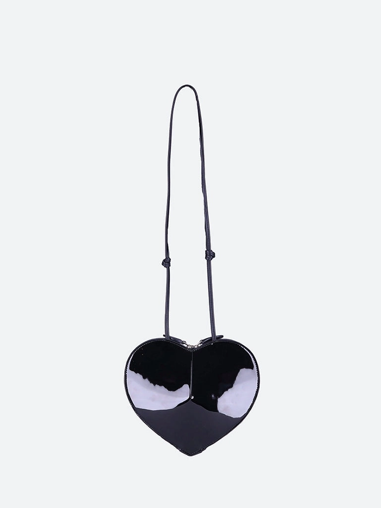 Patent leather le cur shoulder bag