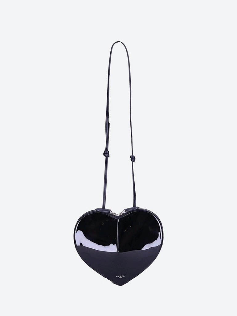 Patent leather le cur shoulder bag