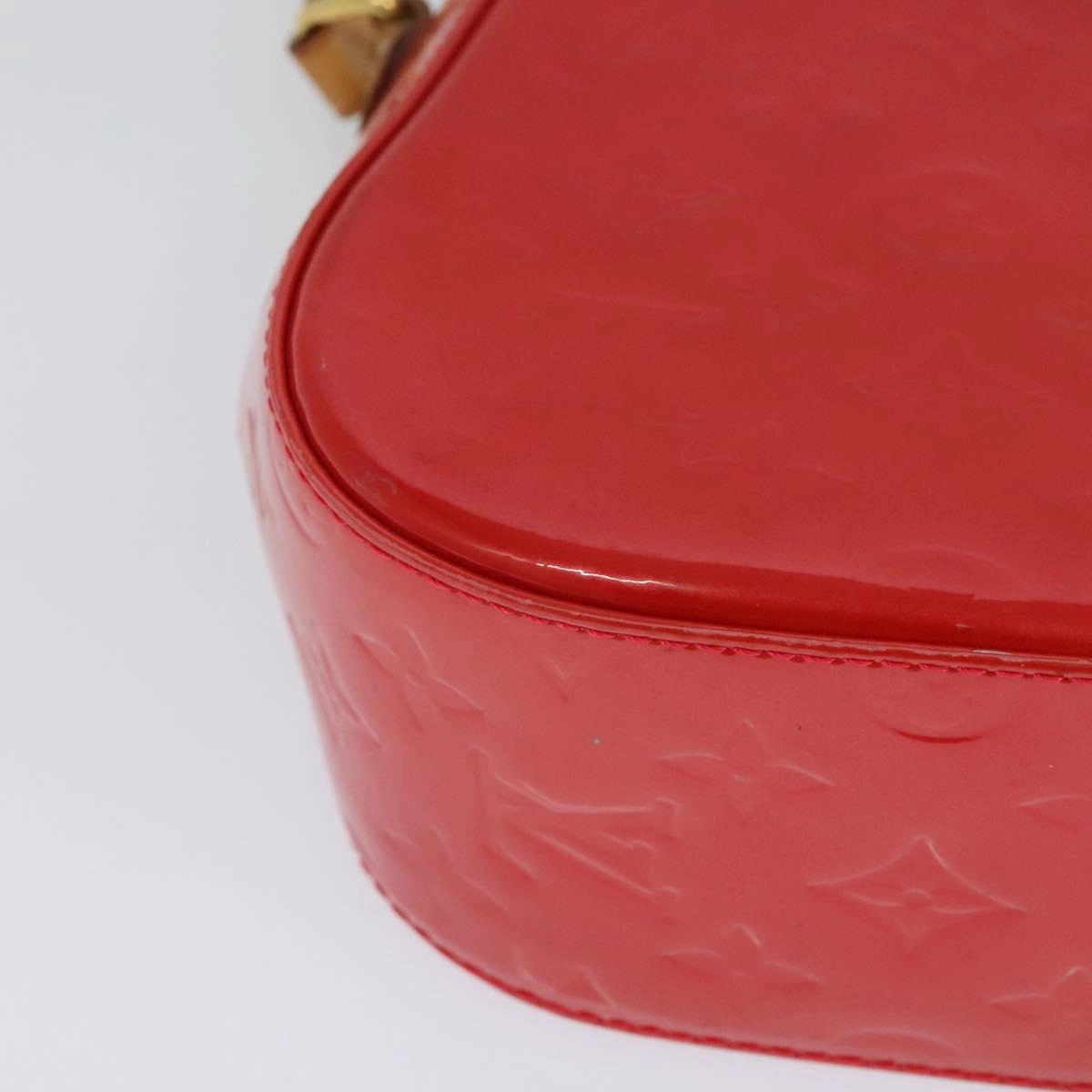 Patent Leather Shoulder Bag with Adjustable Strap