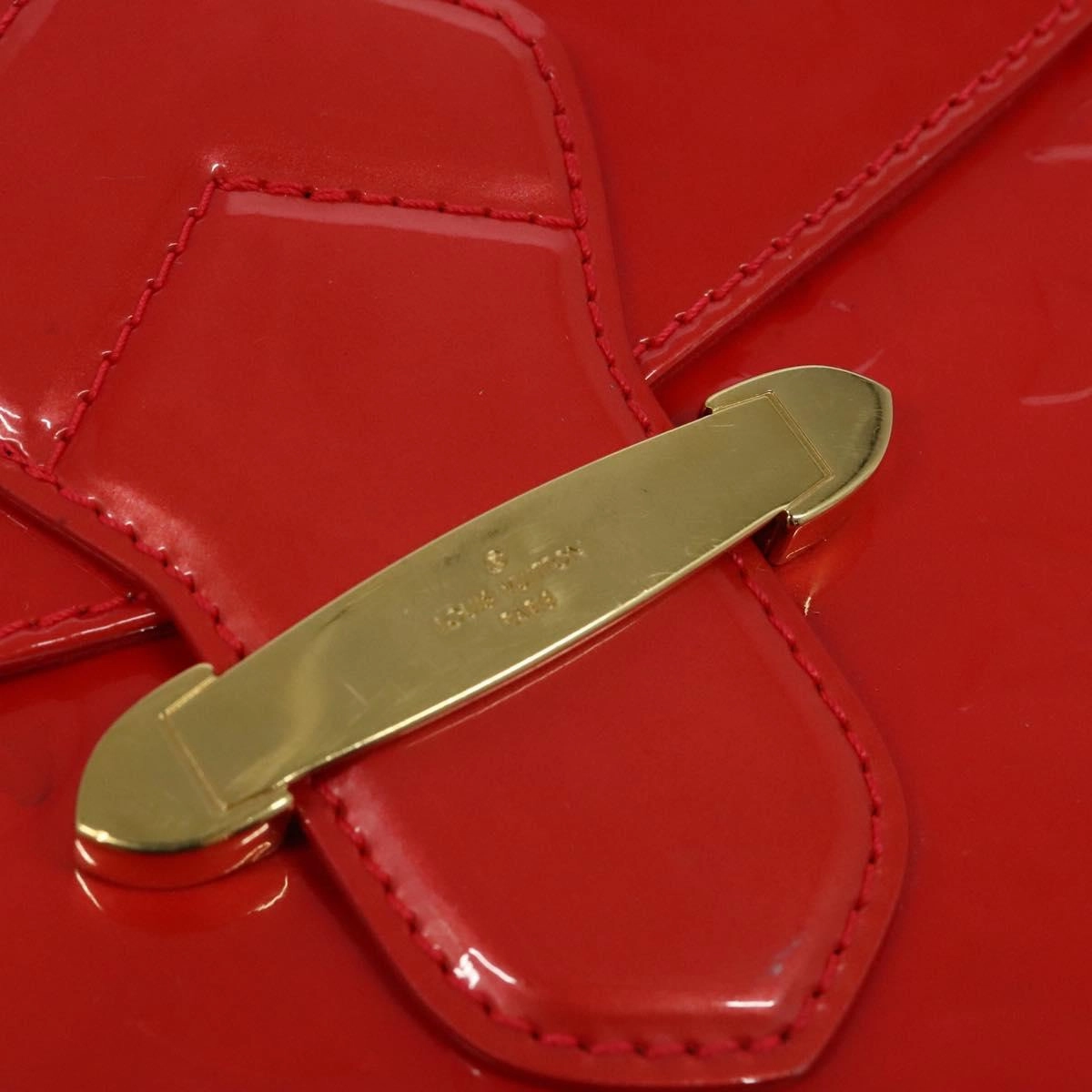Patent Leather Shoulder Bag with Adjustable Strap