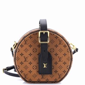 Petite Boite Chapeau Bag Reverse Monogram Canvas