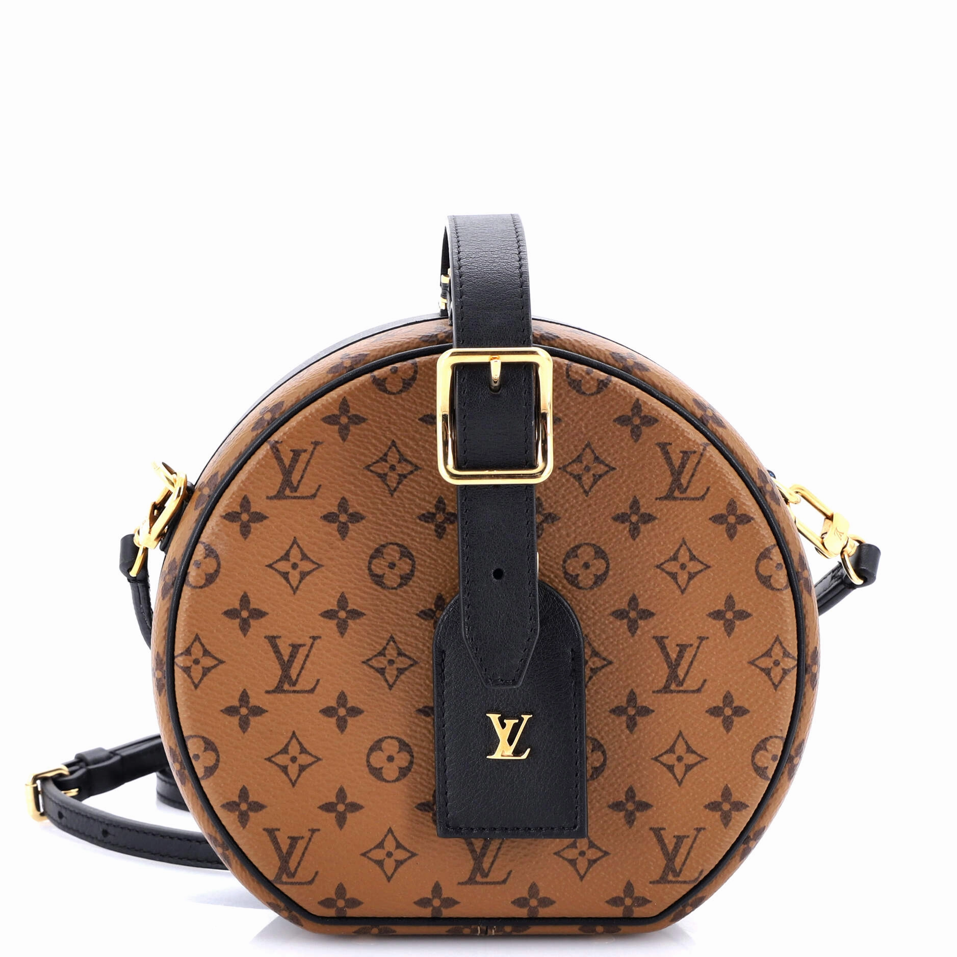 Petite Boite Chapeau Bag Reverse Monogram Canvas