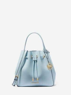 Phoebe Large Faux Leather Bucket Bag