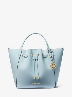 Phoebe Large Faux Leather Bucket Bag