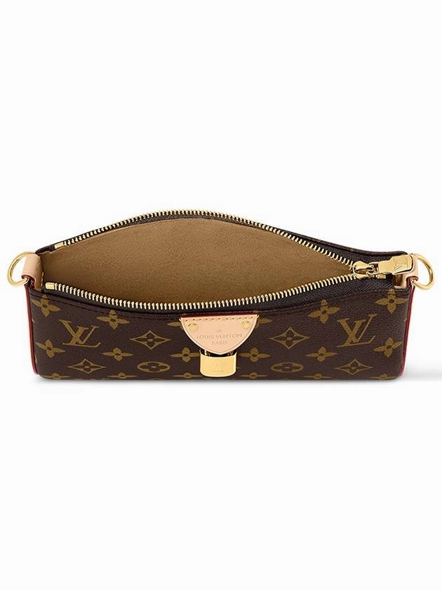 Pochette Tirette Shoulder Bag Brown