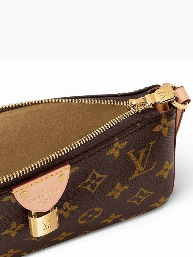 Pochette Tirette Shoulder Bag Brown