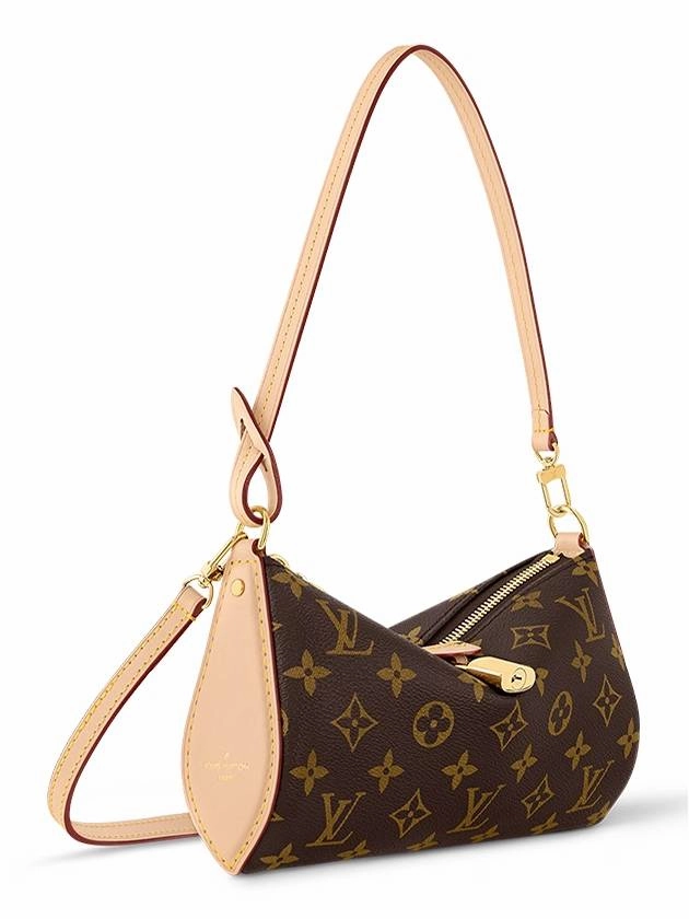 Pochette Tirette Shoulder Bag Brown