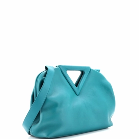 Point Shoulder Bag Leather Medium
