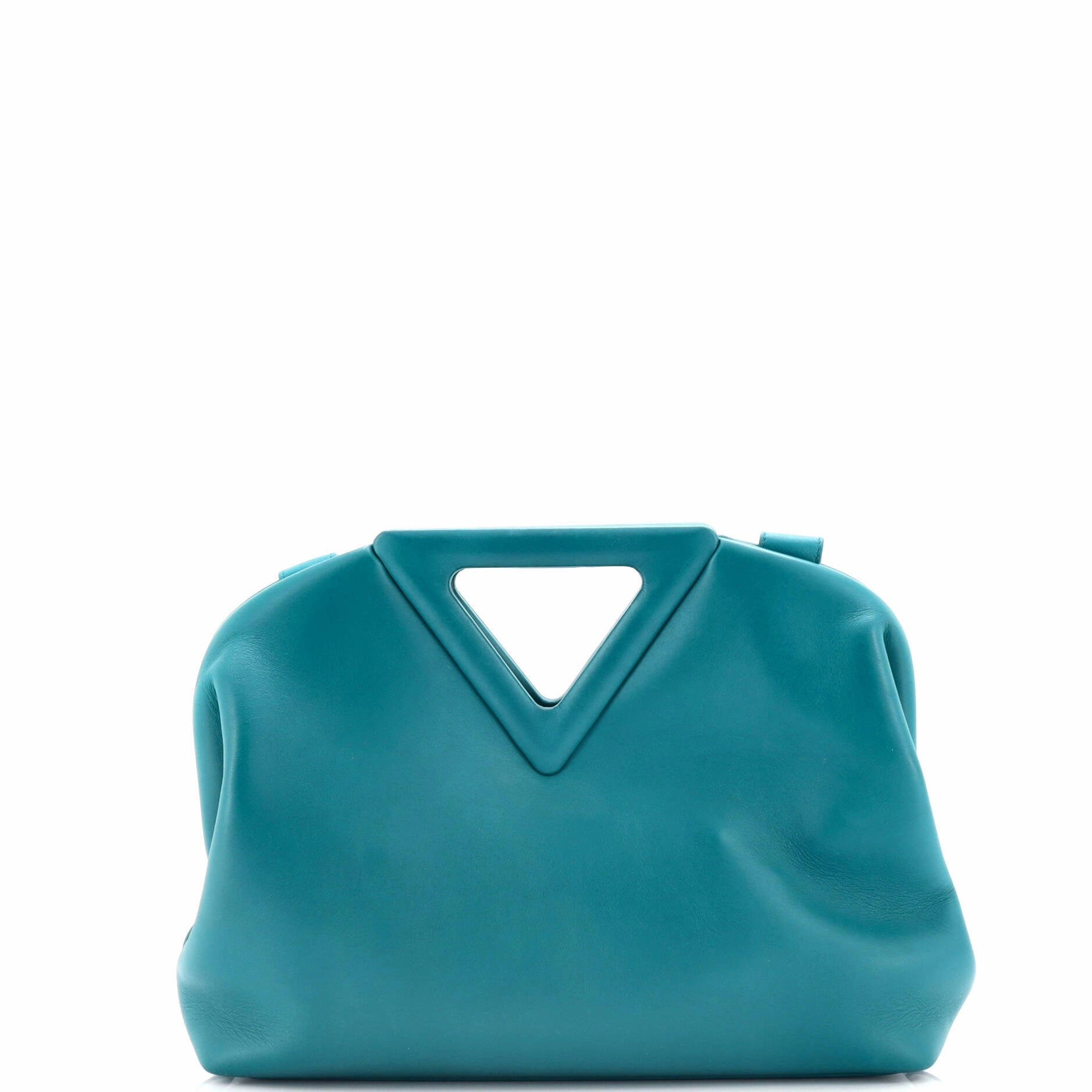 Point Shoulder Bag Leather Medium