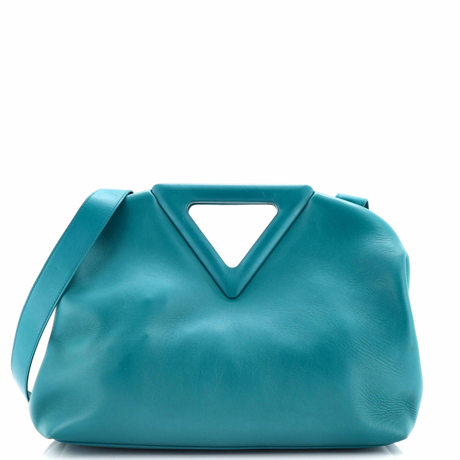 Point Shoulder Bag Leather Medium