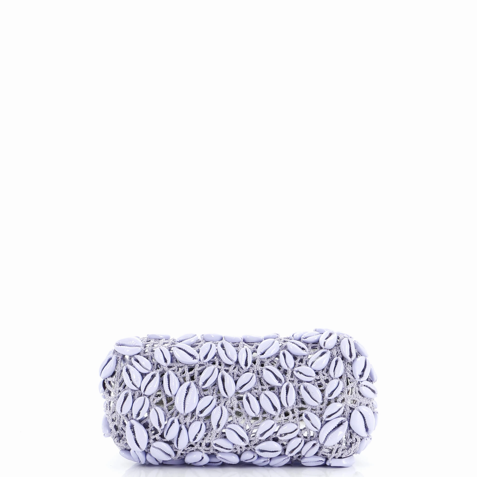 Point Shoulder Bag Shell Embellished Crochet Small