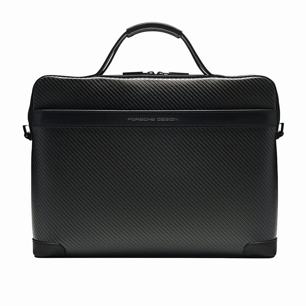 PORSCHE DESIGN by Bric's CARBON Briefcase (Black, Small)