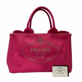Prada Canapa Canvas Tote Bag (Pre-Owned)
