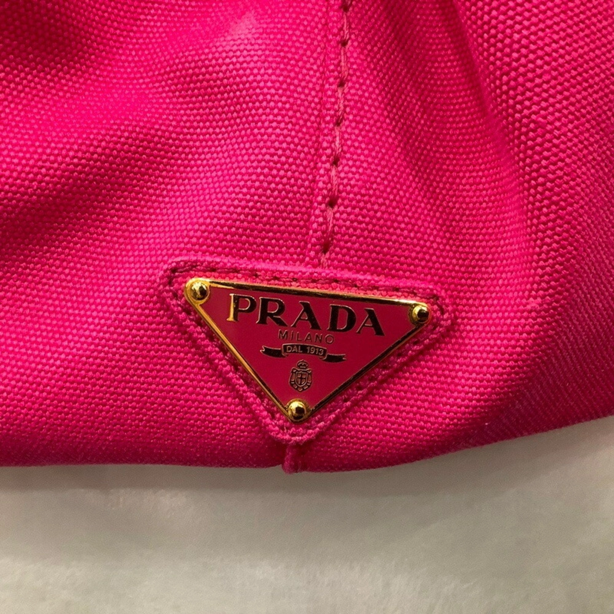 Prada Canapa Canvas Tote Bag (Pre-Owned)