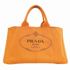 Prada Canvas Handbag Tote Bag (Pre-Owned)