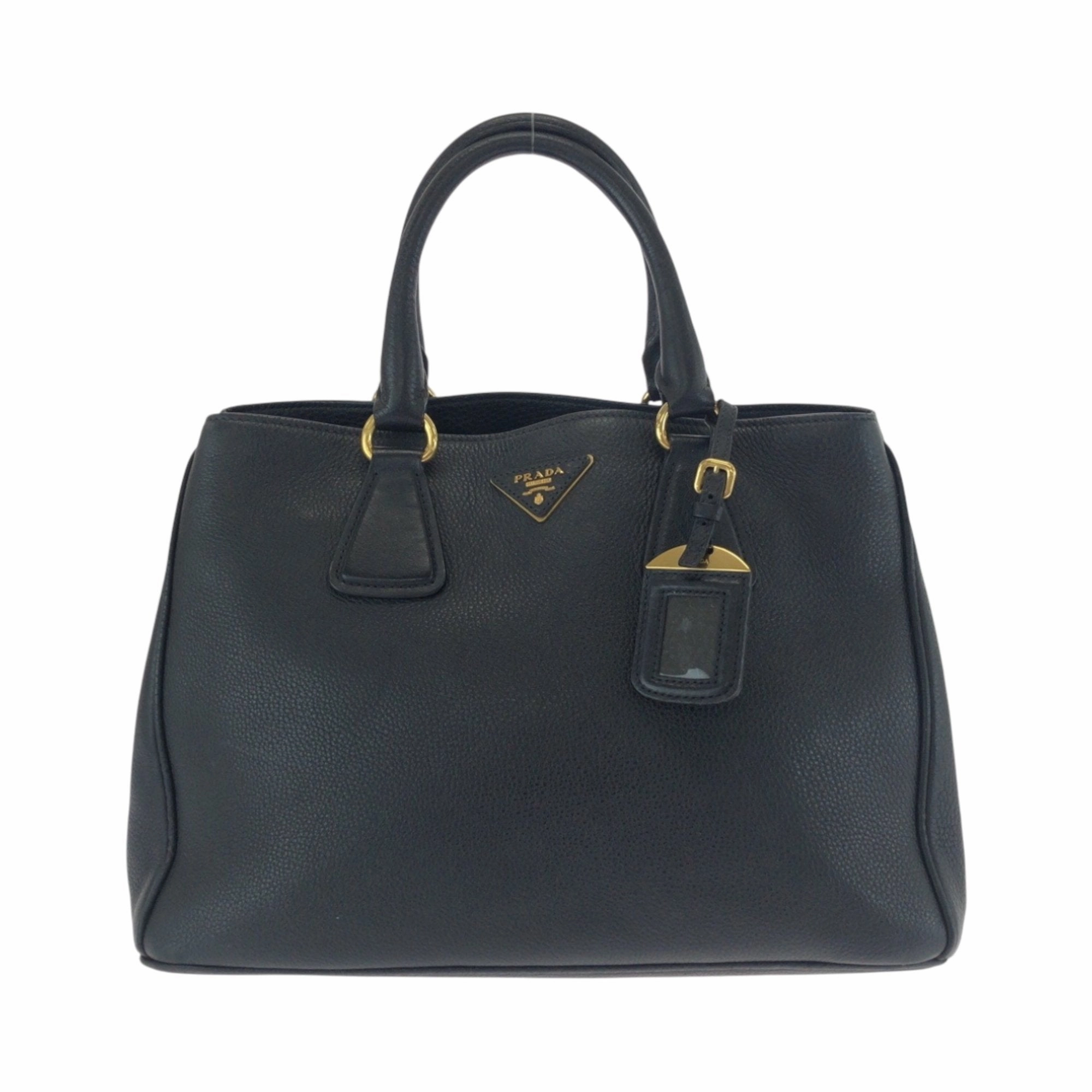 Prada Leather Handbag Shoulder Bag Tote Bag (Pre-Owned)