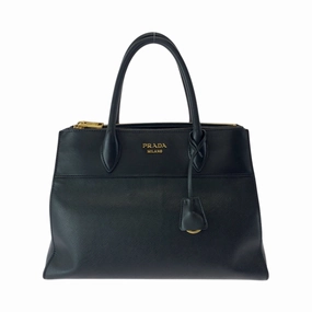 Prada Leather Handbag Tote Bag (Pre-Owned)