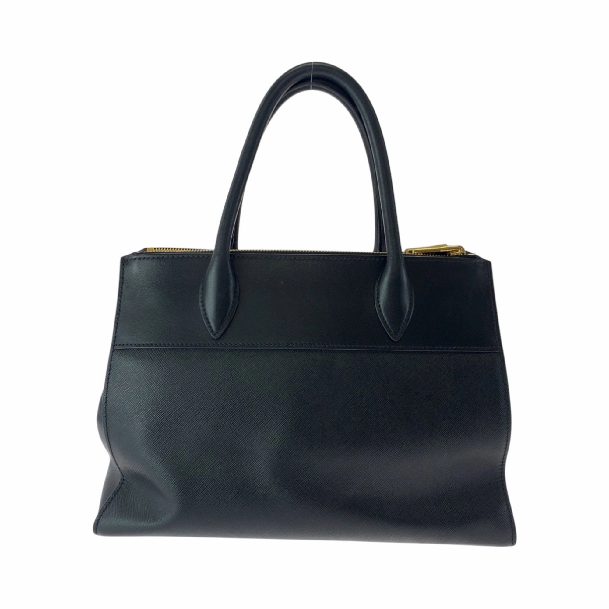 Prada Leather Handbag Tote Bag (Pre-Owned)
