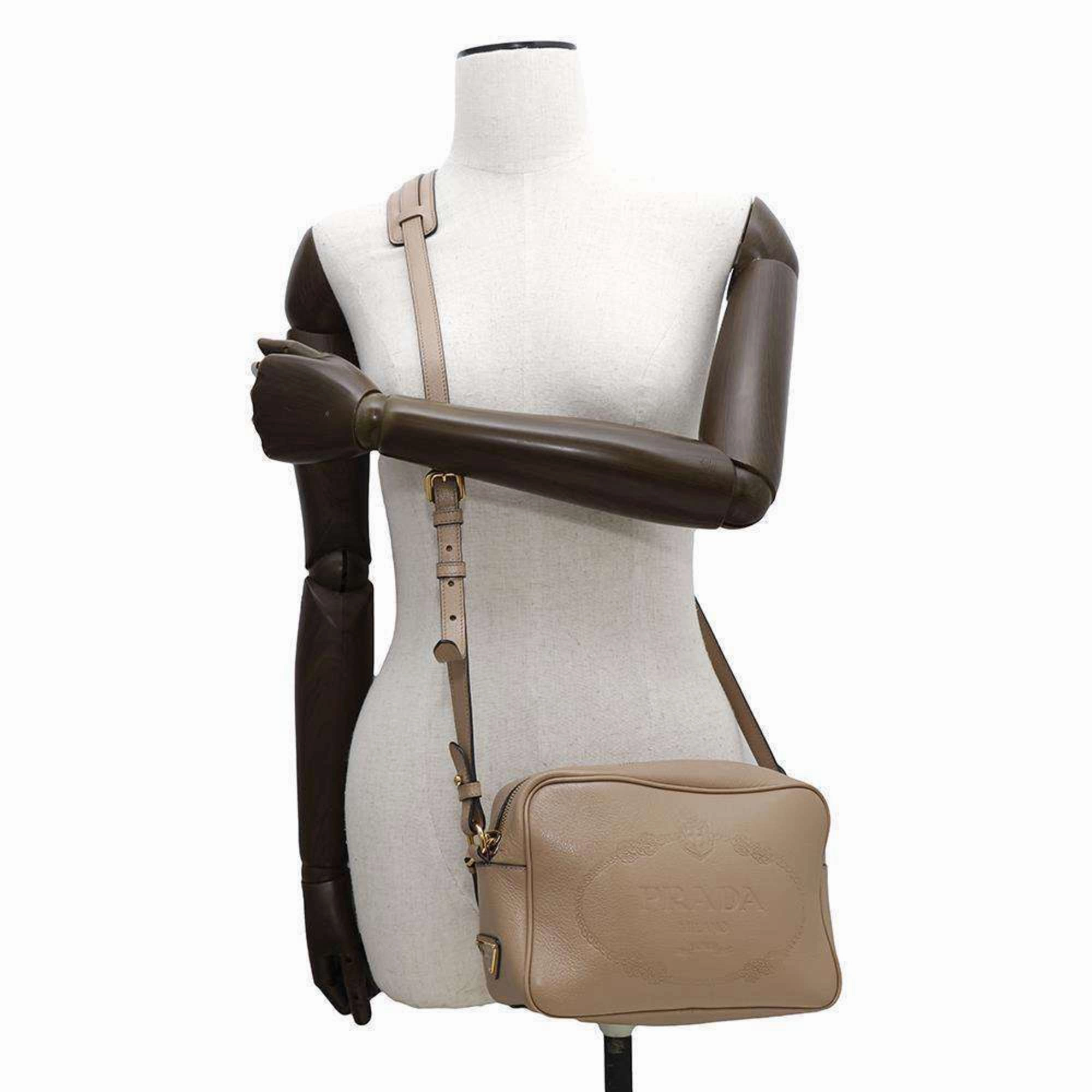 Prada Leather Shoulder Bag (Pre-Owned)