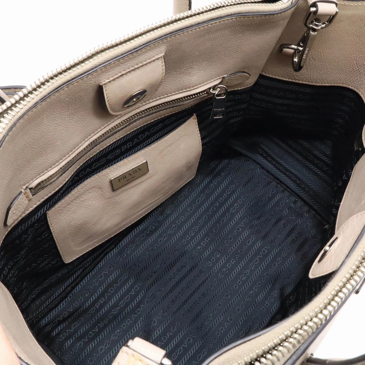 Prada Leather Tote Bag
