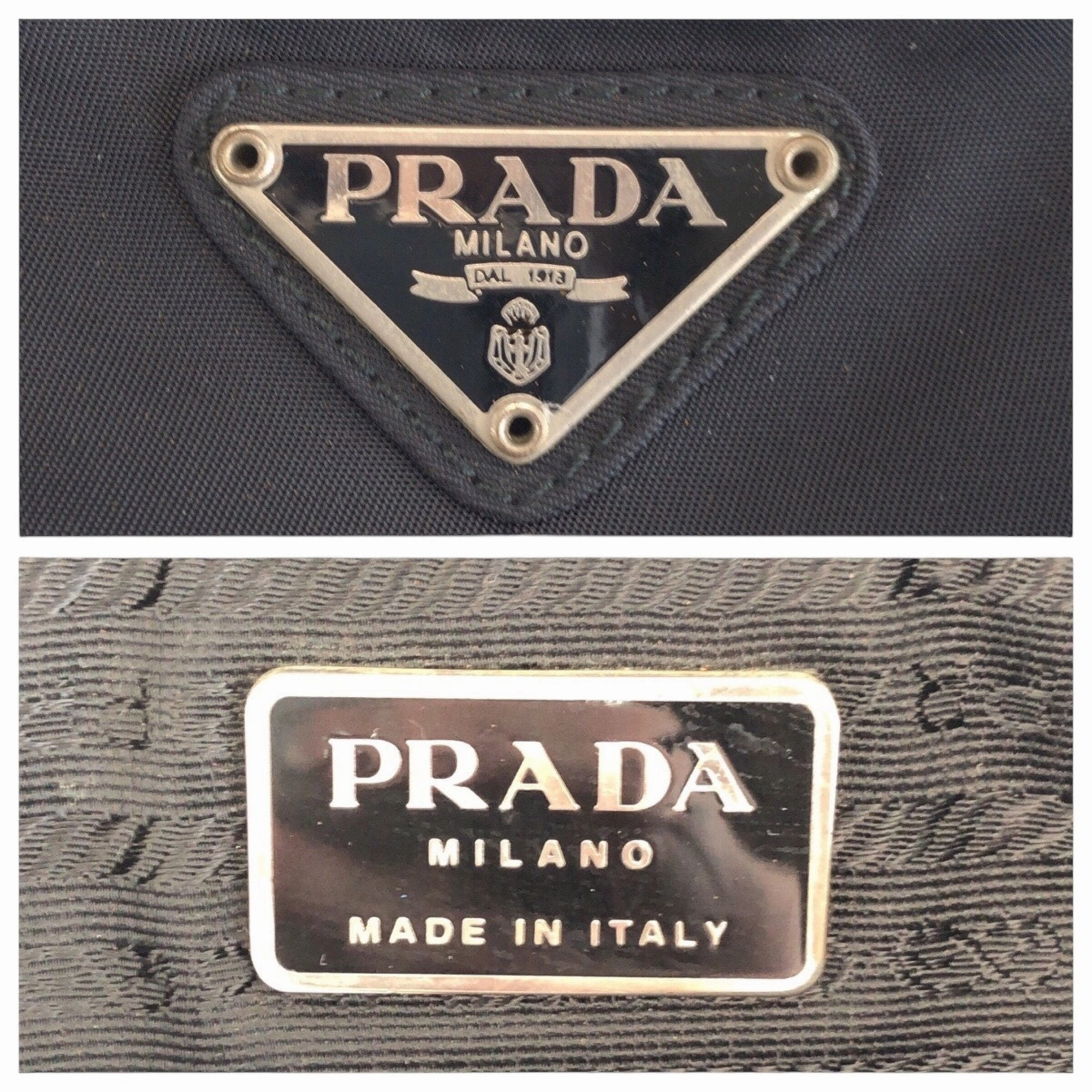 Prada Nylon Handbag Shoulder Bag Tote Bag (Pre-Owned)