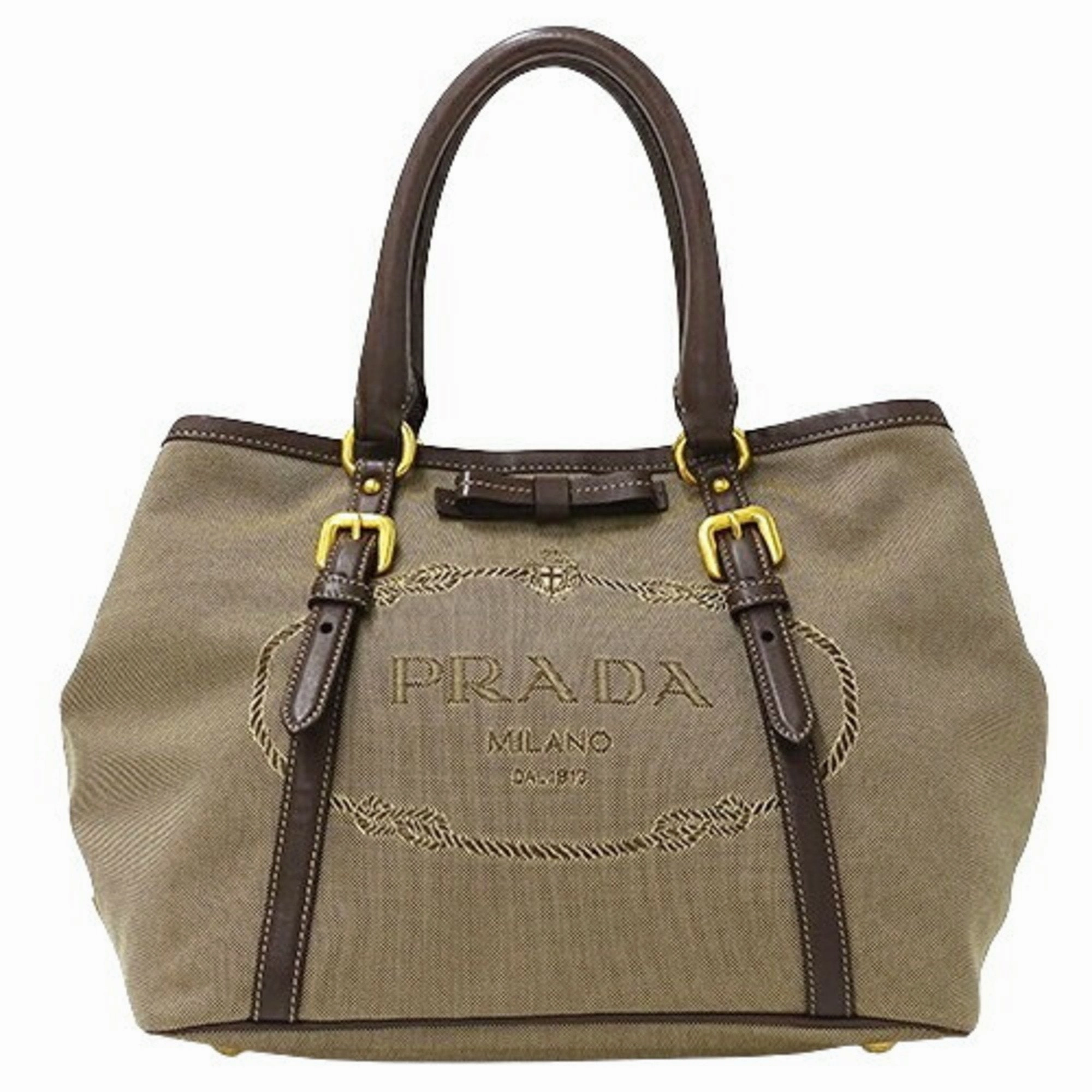 Prada  Nylon Handbag Tote Bag (Pre-Owned)