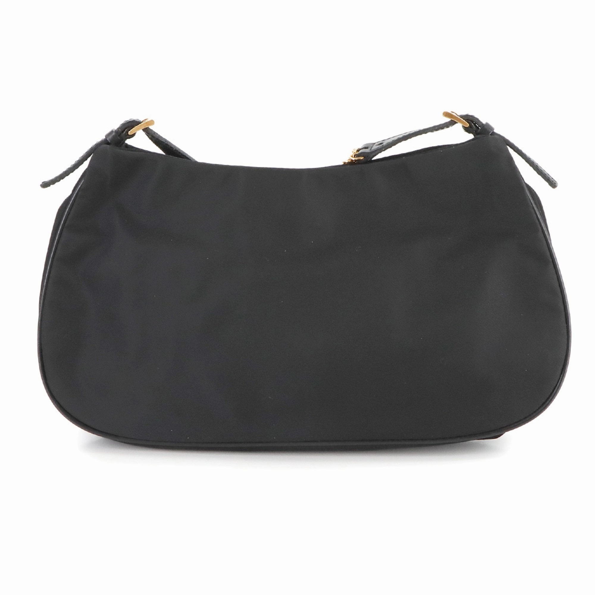 Prada Nylon Leather Shoulder Bag (Pre-Owned)