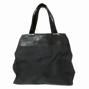 Prada Nylon Leather Tote Bag (Pre-Owned)