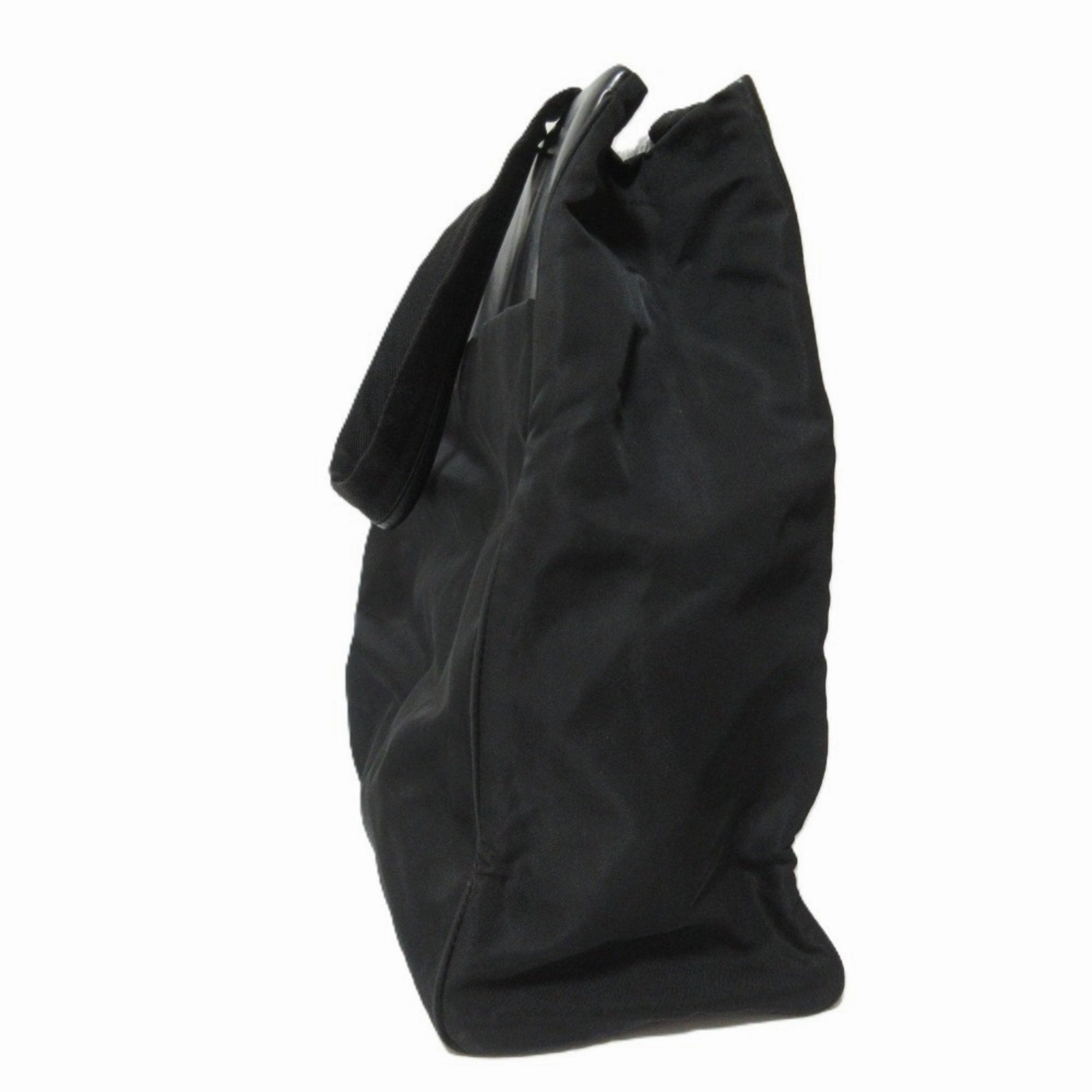 Prada Nylon Leather Tote Bag (Pre-Owned)