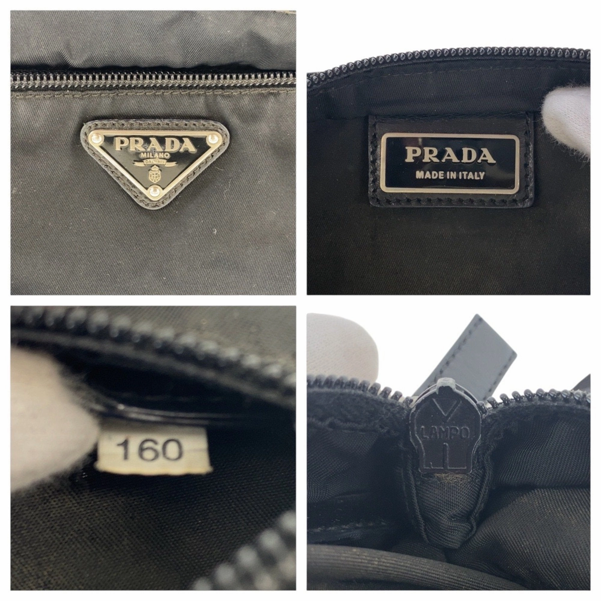 Prada Nylon Pochette Shoulder Bag (Pre-Owned)