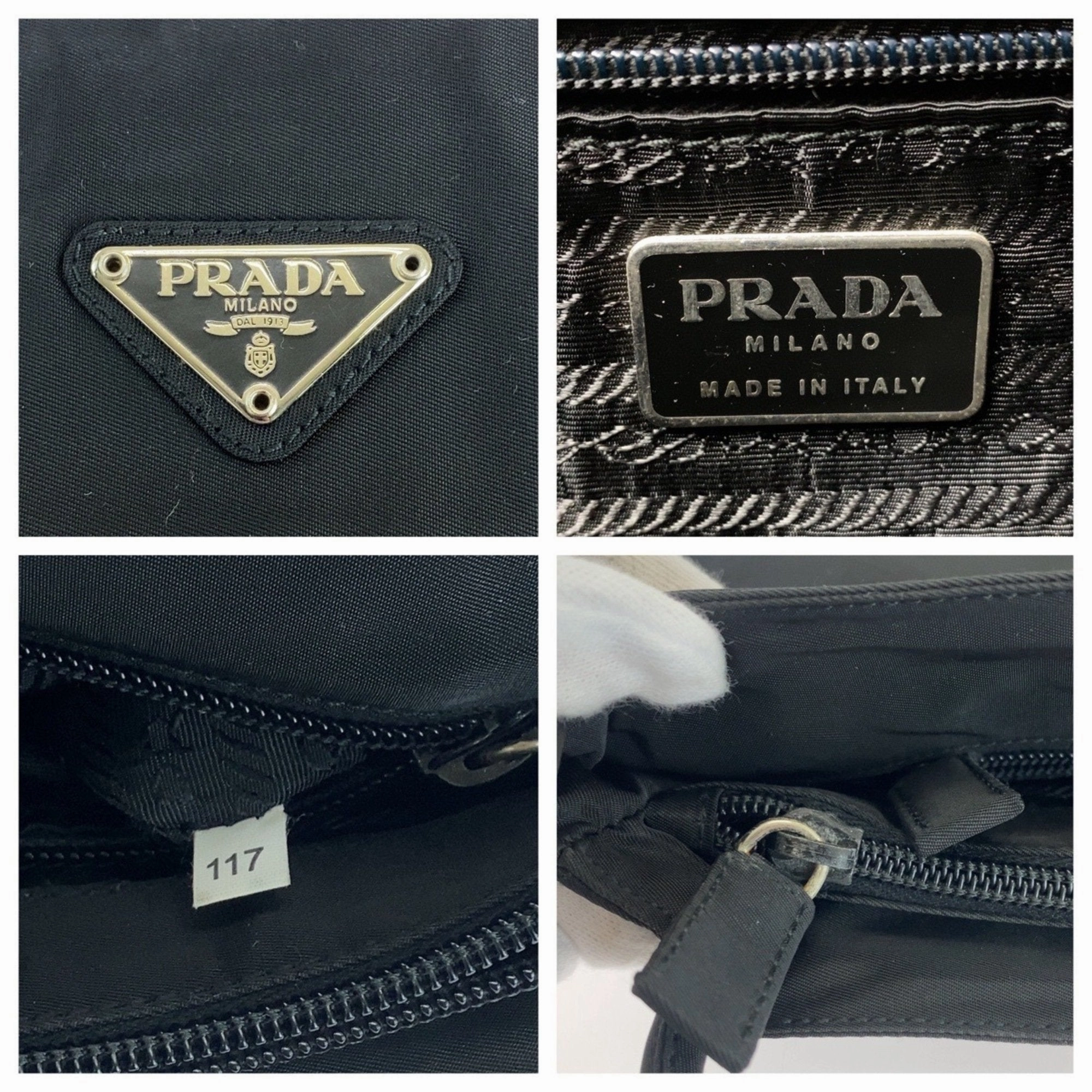 Prada Nylon Shoulder Bag Tote Bag (Pre-Owned)