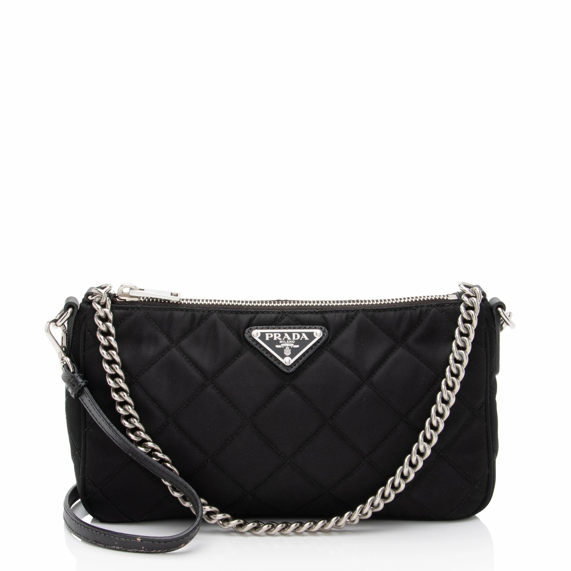 Prada Quilted Tessuto Impuntu Crossbody