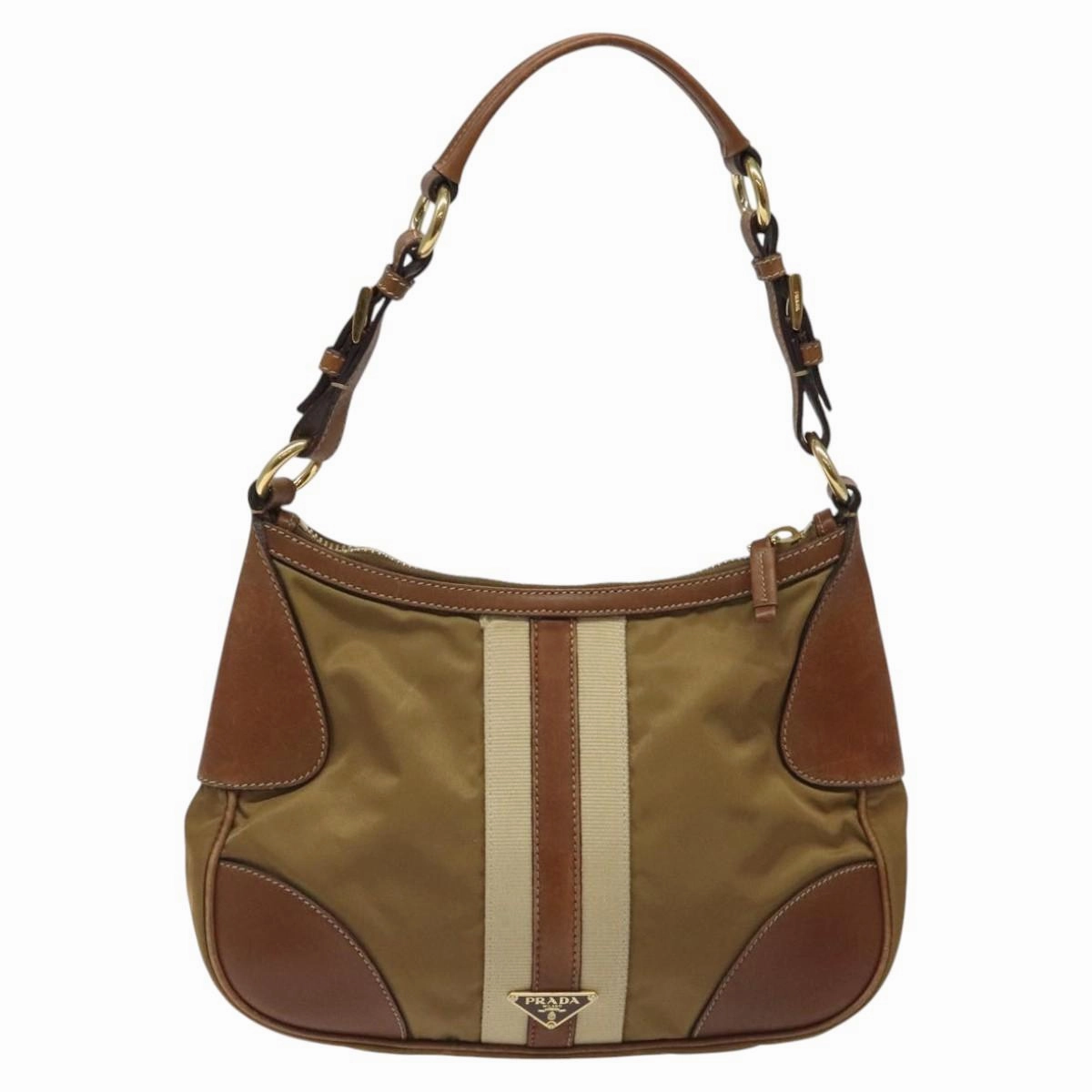 Prada Re-Edition Synthetic Shoulder Bag (Pre-Owned)