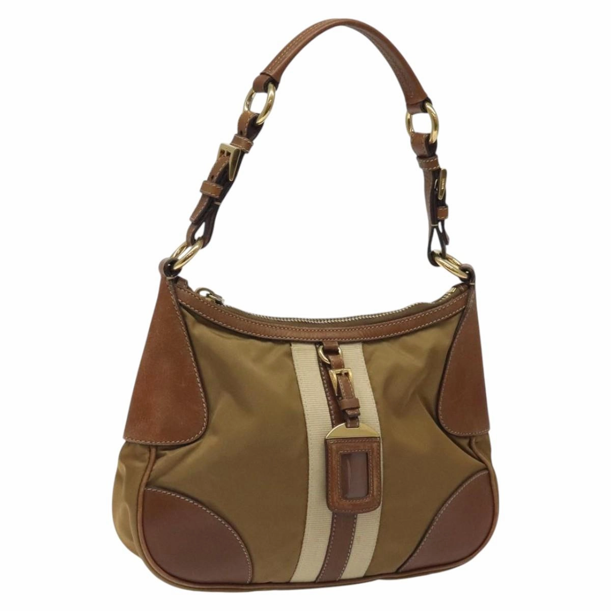 Prada Re-Edition Synthetic Shoulder Bag (Pre-Owned)