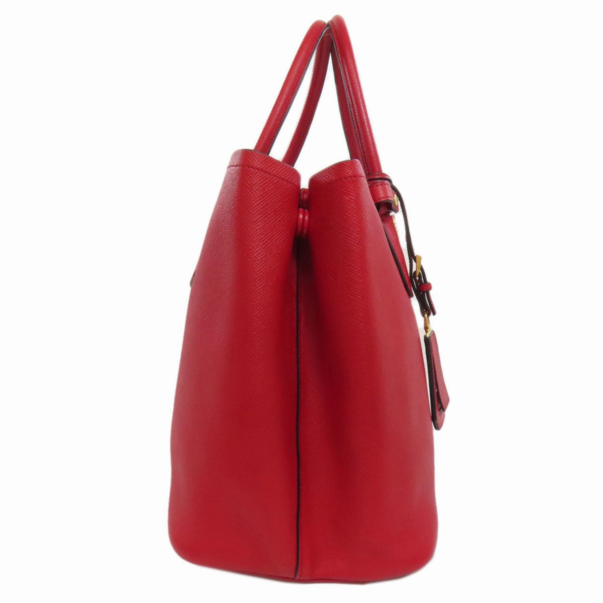 Prada Saffiano Triangle Tote Bag (Pre-Owned)