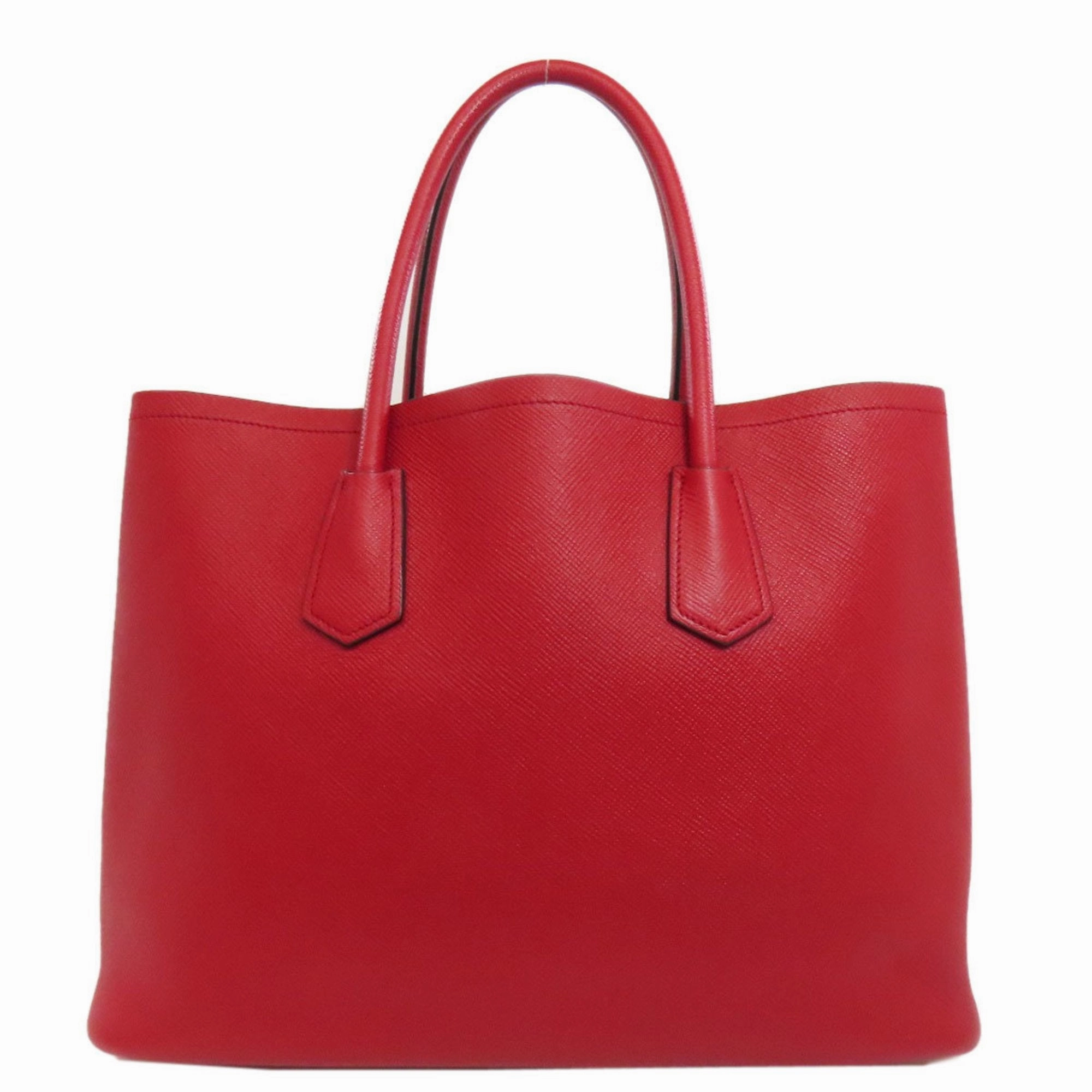 Prada Saffiano Triangle Tote Bag (Pre-Owned)