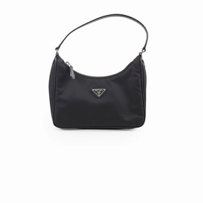 Prada shoulder bag Nylon 2005 Black