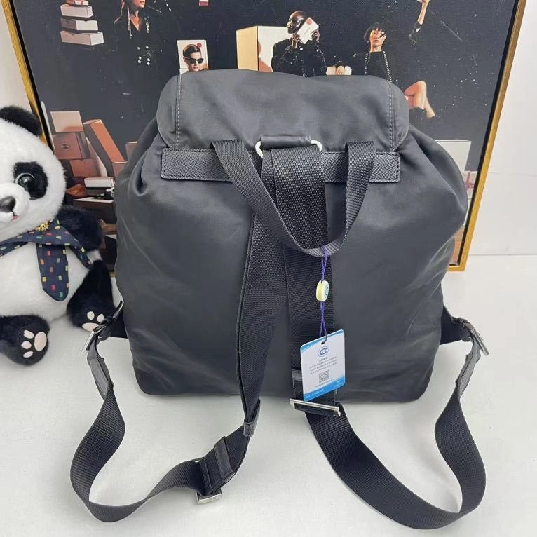 Prada Tessuto Nylon Black Backpack