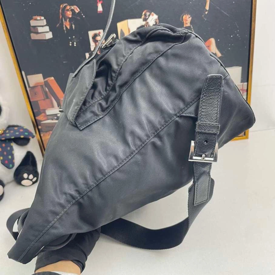 Prada Tessuto Nylon Black Backpack
