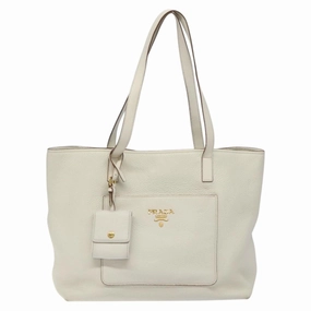Prada Vitello Leather Tote Bag (Pre-Owned)