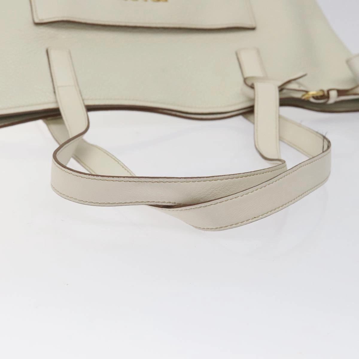Prada Vitello Leather Tote Bag (Pre-Owned)
