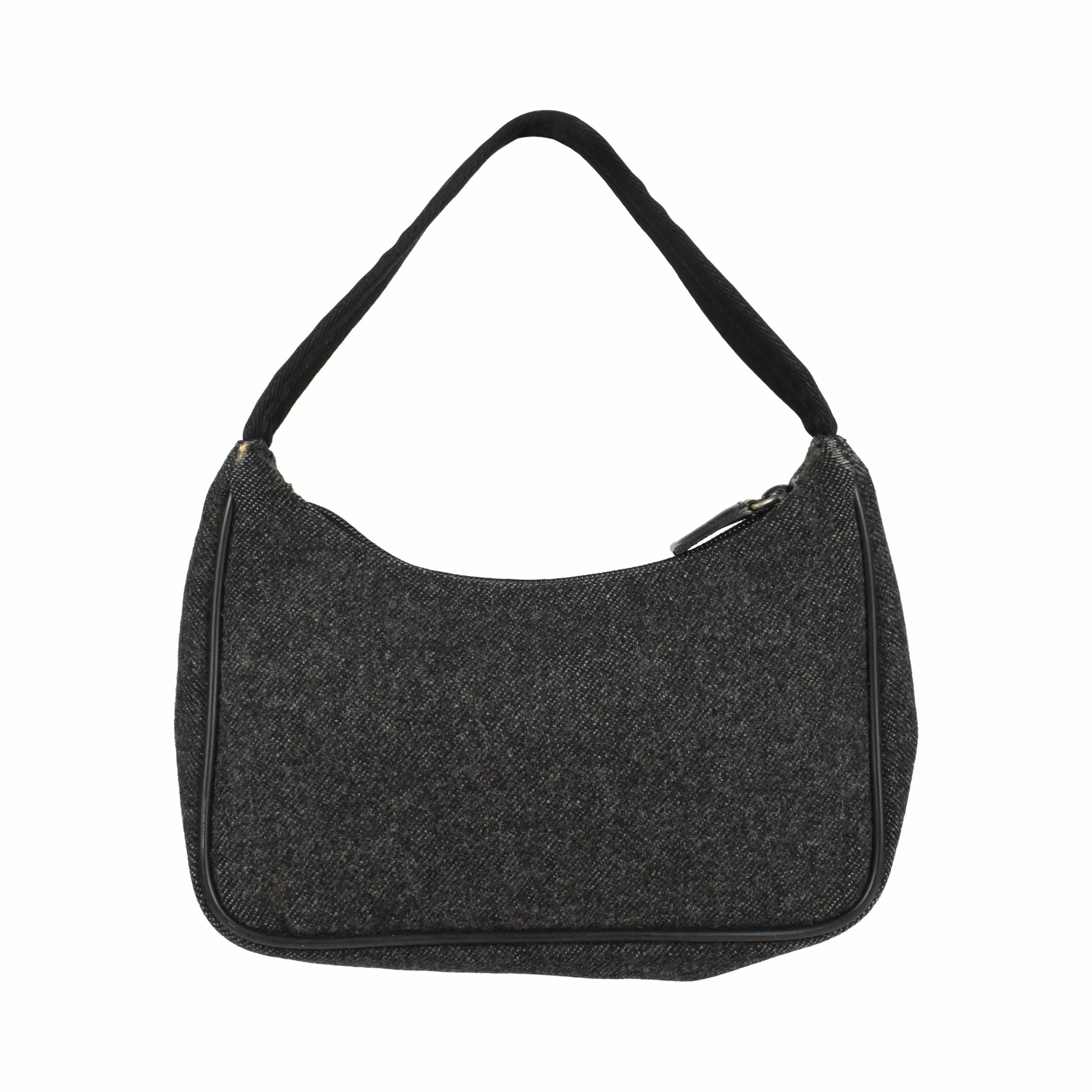 Prada Wool Shoulder Bag