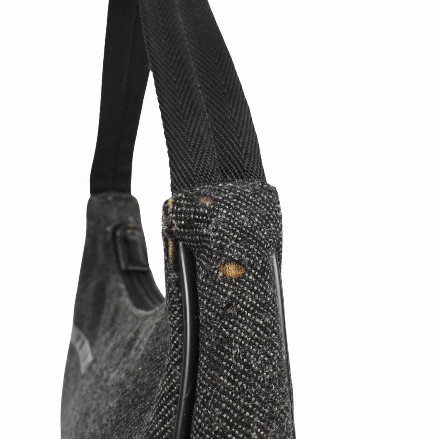 Prada Wool Shoulder Bag