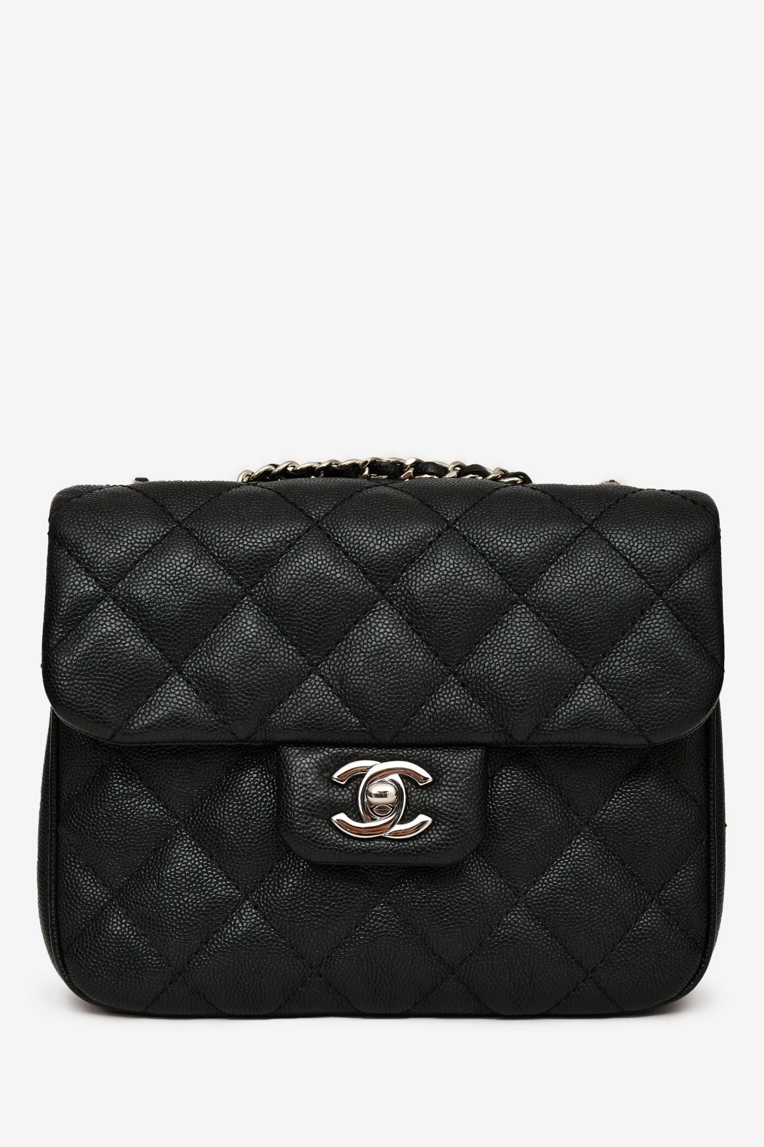 Pre-Loved Chanel 2018 Black Caviar Small Urban Companion Bag