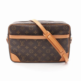 Pre-loved Louis Vuitton Trocadero 30 Monogram Shoulder Bag PVC Leather Brown