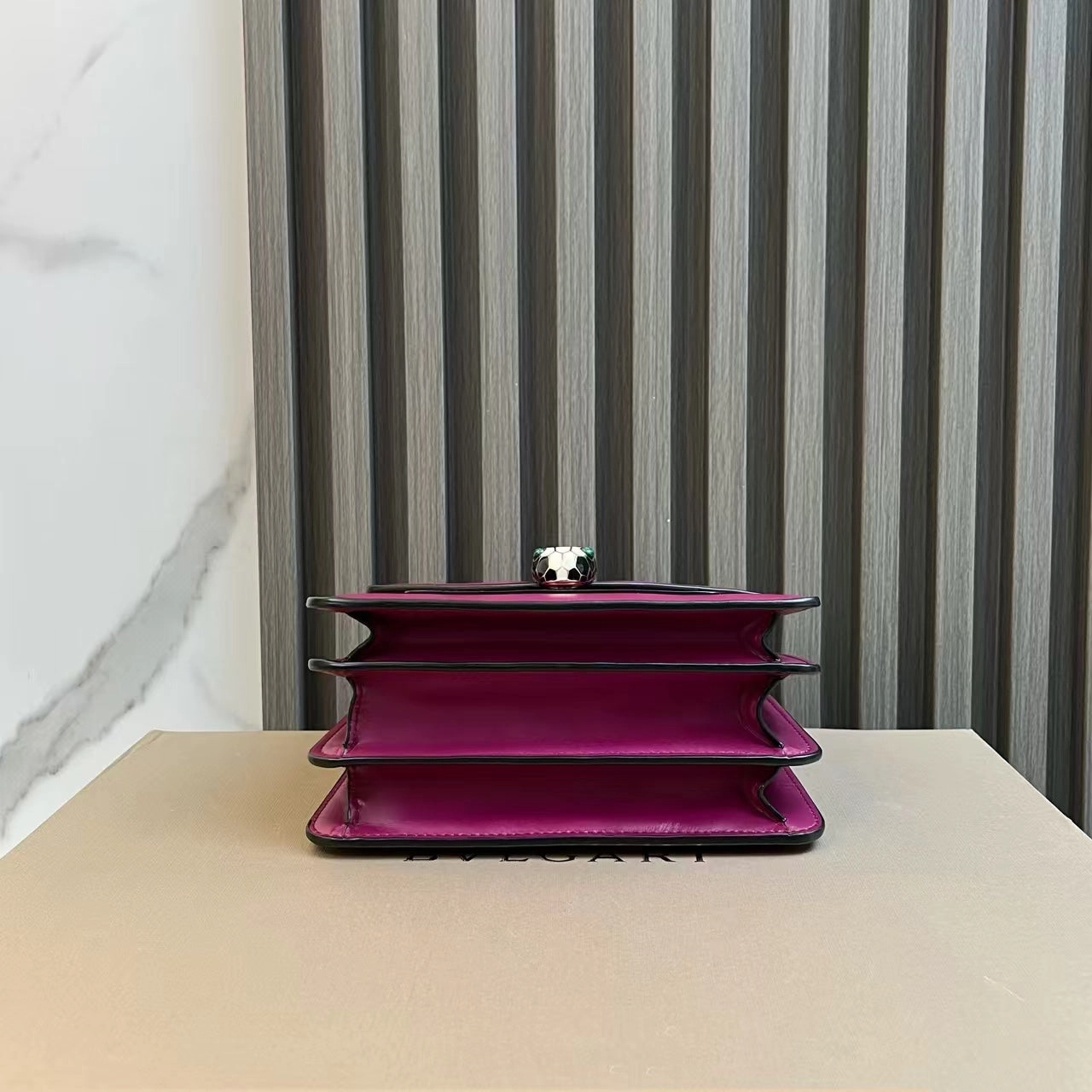 Preloved Bvlgari Serpenti Forever Organ Bag in Pink - Shoulder Bag