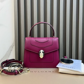 Preloved Bvlgari Serpenti Forever Organ Bag in Pink - Shoulder Bag