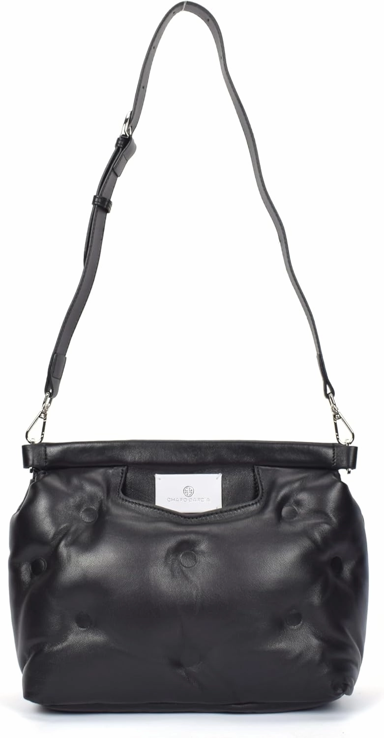 Premium Italian Leather Tote Bag for Women C 100% Genuine Leather Handbag. Crossbody Bag with Detachable Strap